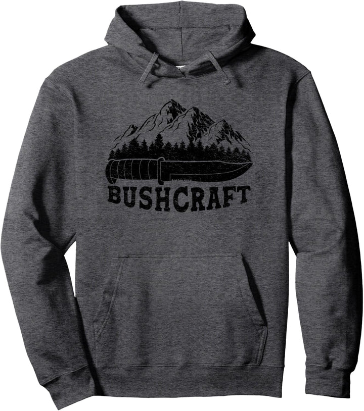 Bushcraft Messer Survival Outdoor Wildnis Natur Wald Pullover Hoodie