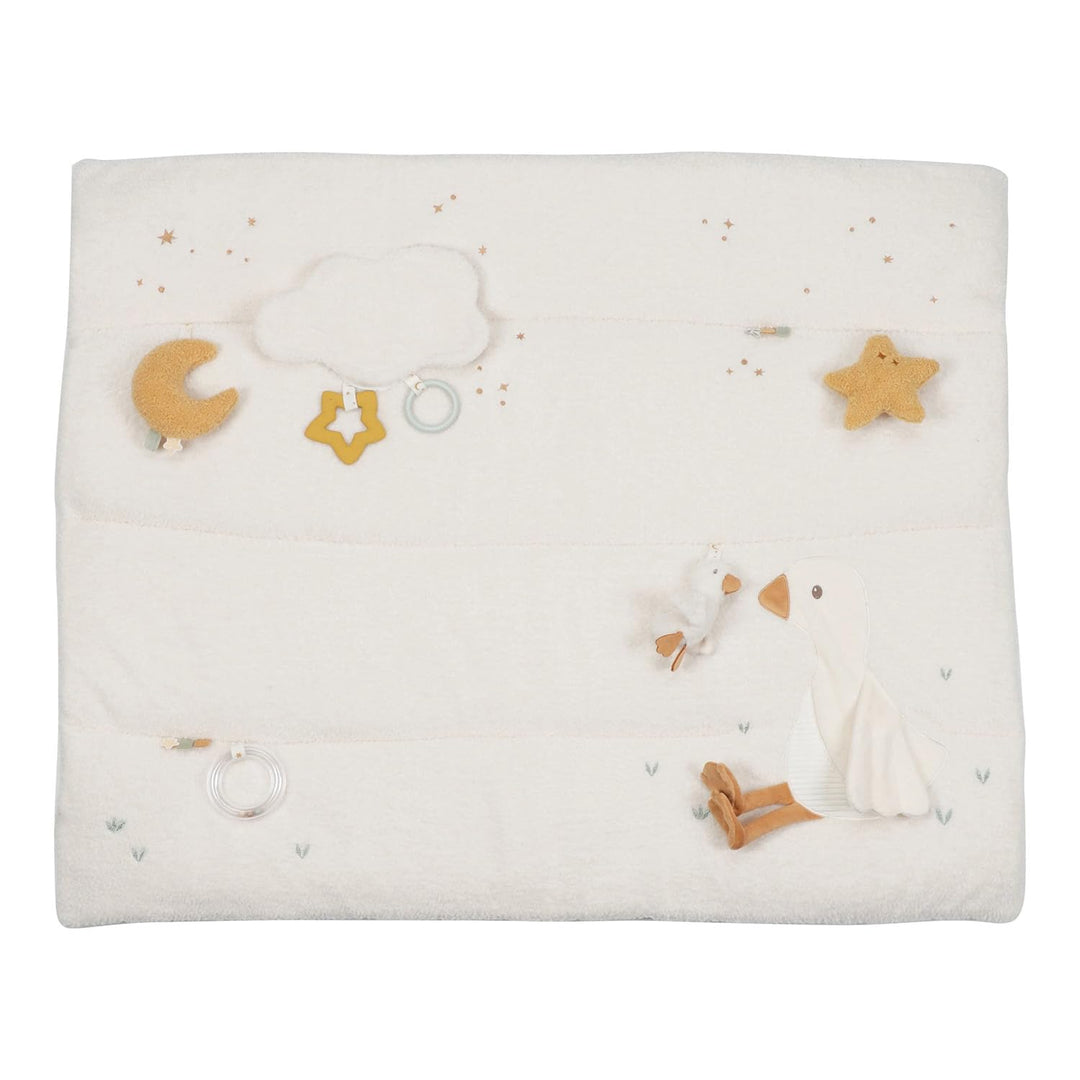 Little Dutch Krabbeldecke Spieldecke Activity Matte Baby (80x100 cm) weiss - Newborn Naturals