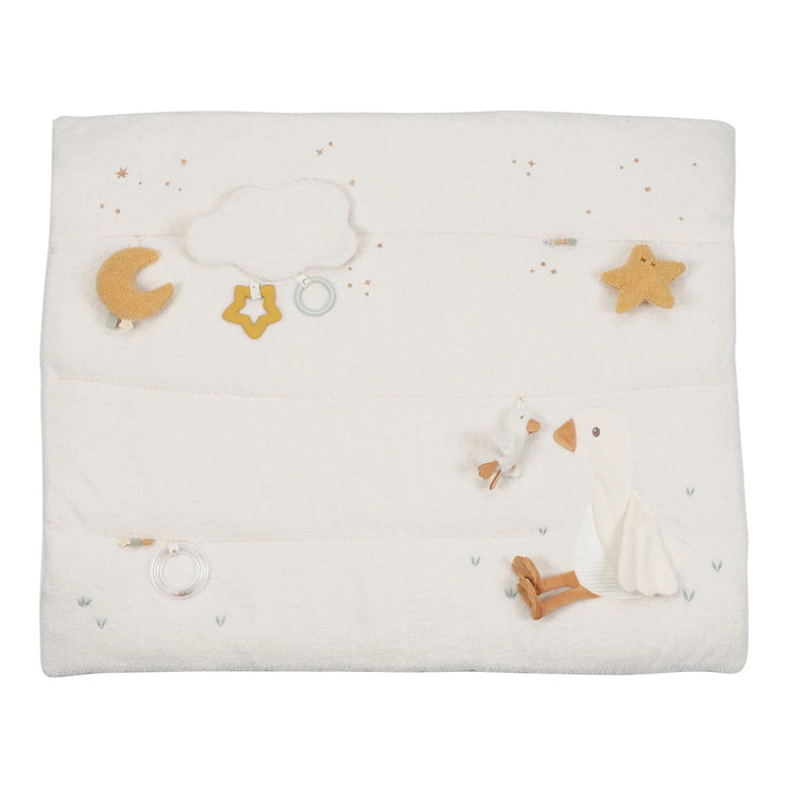 Little Dutch Krabbeldecke Spieldecke Activity Matte Baby (80x100 cm) weiss - Newborn Naturals