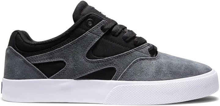 DC Shoes Herren Kalis Vulc Sneaker 42 EU Grey Black Grey, 42 EU Grey Black Grey