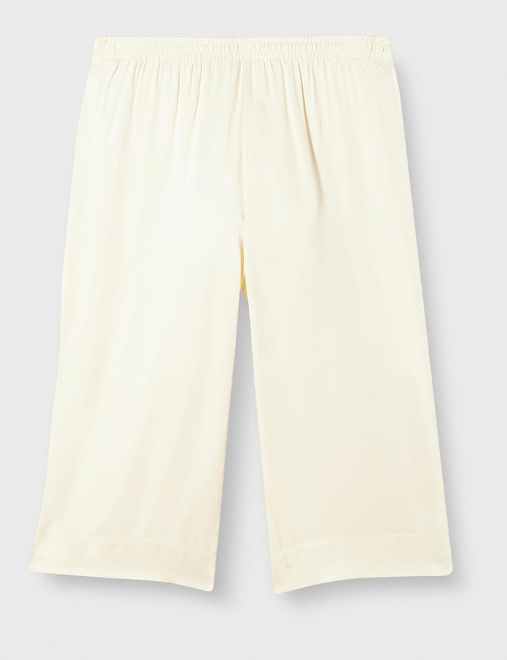Taifun Damen Palazzo Hose 44 Light Creme, 44 Light Creme