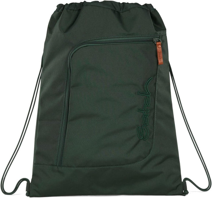 Satch Sportbeutel Turnbeutel für Mädchen und Jungen mit Reissverschlussfach, 12 Liter, Rucksack fixi