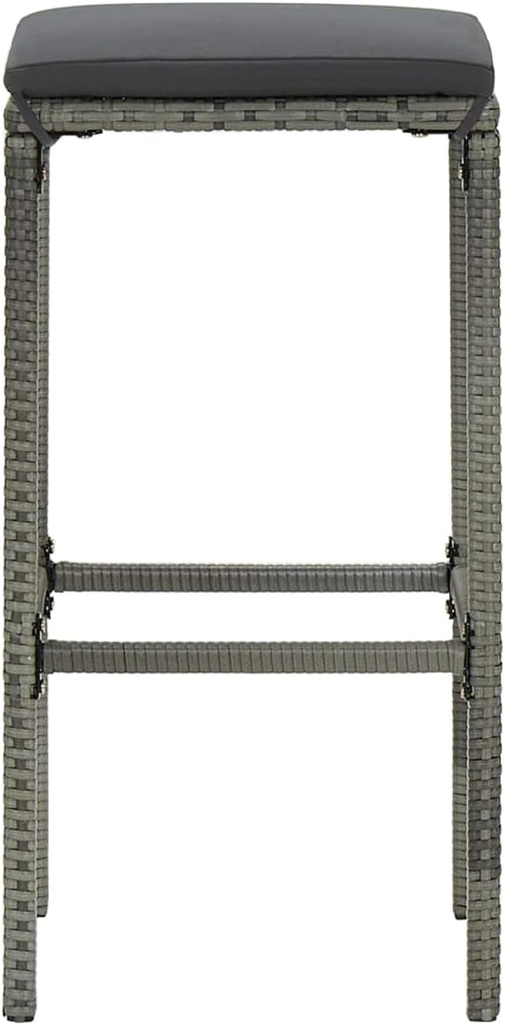 Susany Gartenbar Set 4-TLG. mit Kissen Theke Bar Tresen Gartentheke Bartisch Stehtisch Barhocker Bar