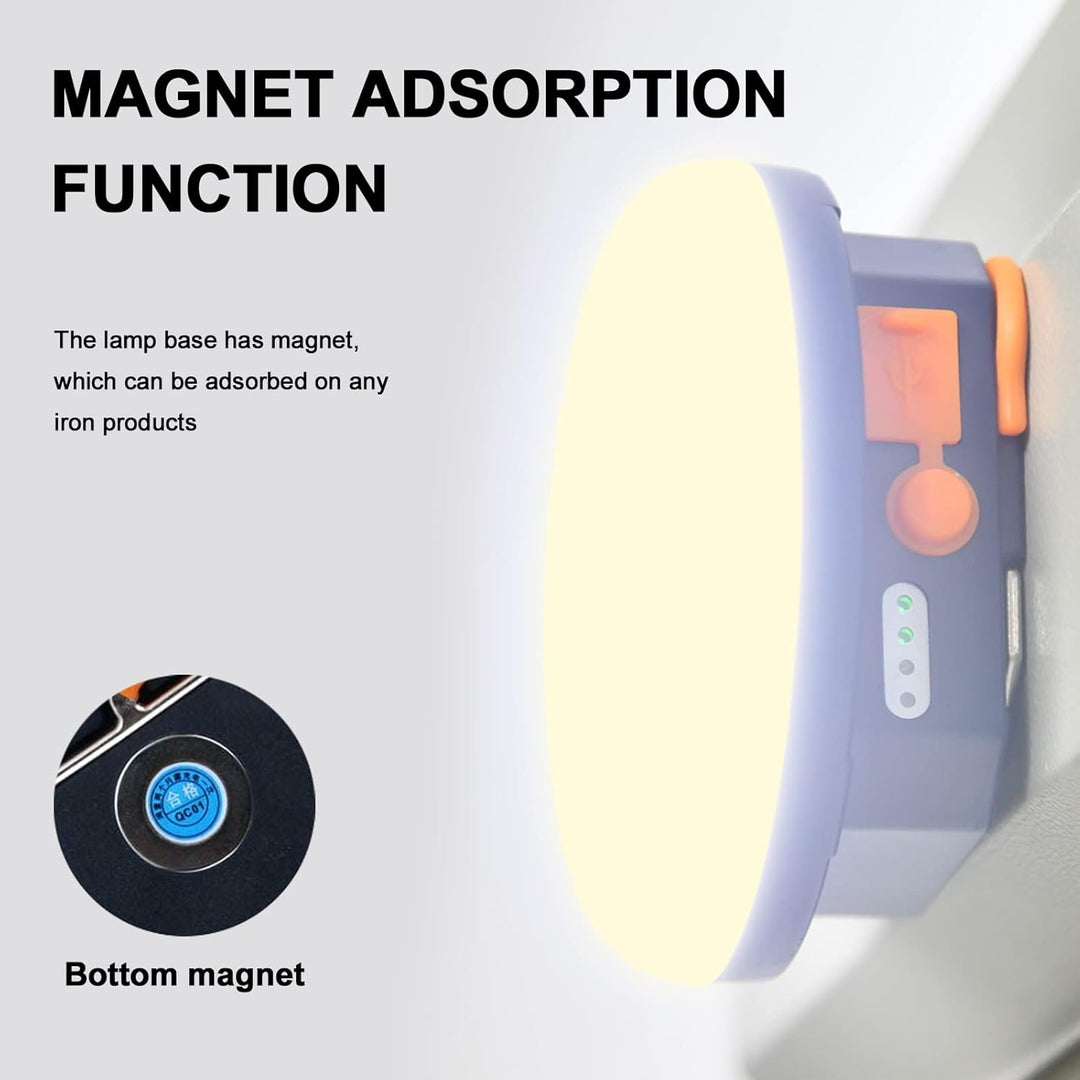 Camping Lampe mit Warme Farbe, LED Camping Laterne mit 5600mAh USB Aufladbar, 3 Helligkeiten Leuchtm