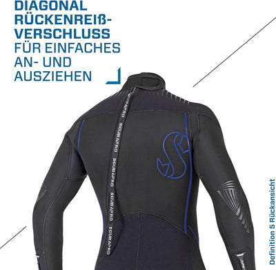 Scubapro Definition 5.0 Herren-Tauchanzug 5mm XXXL/58, XXXL/58