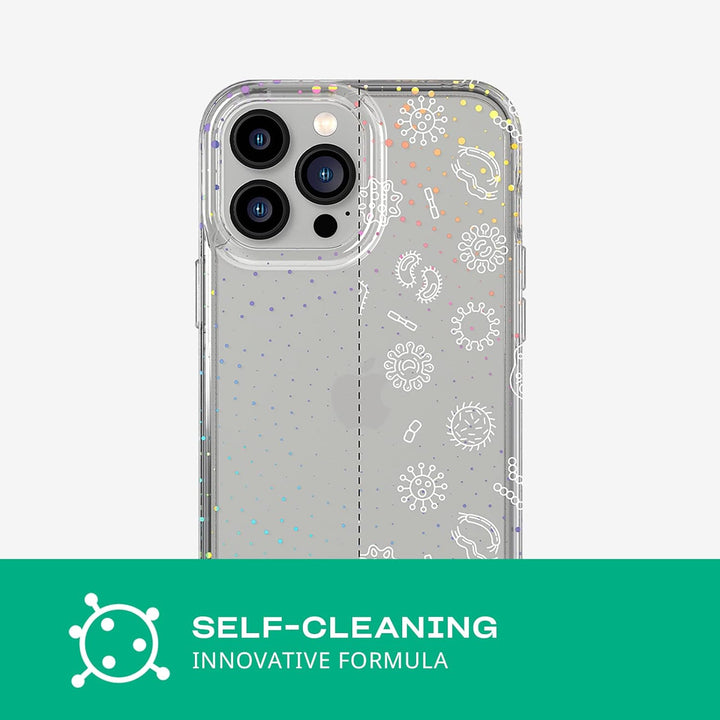 tech21 Evo Sparkle Schutzhülle für iPhone 13 Pro Max – Schimmernde Schutzhülle mit 3,6 m Multi-Drop