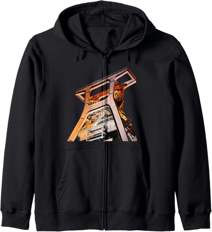 Ruhrpott Zeche Zollverein Essen Geschenk Bergbau Fan Kapuzenjacke