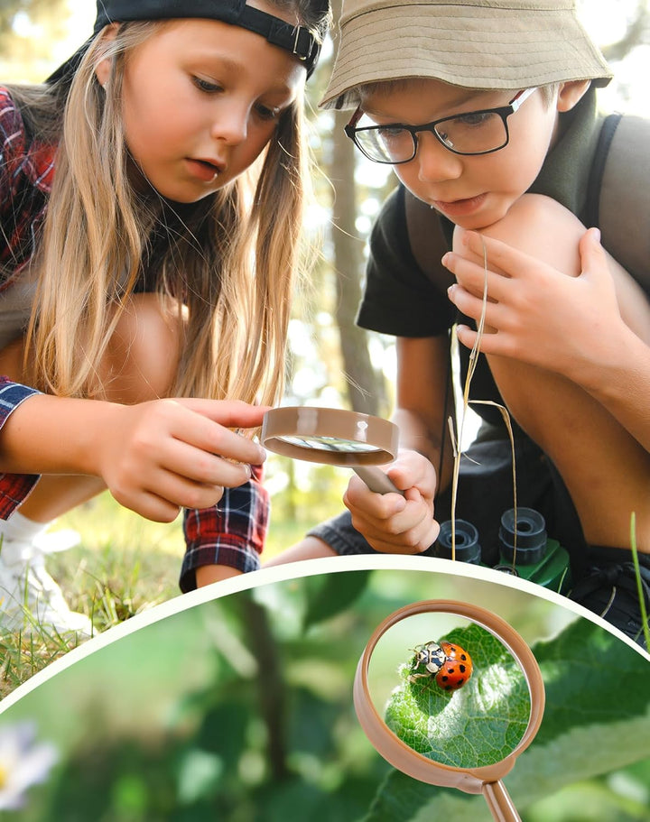 ROBOTIME Insektenfänger & Kinder-Entdecker-Set, 2 Kinder Schmetterlingsfänger-Explorerset, Komplette