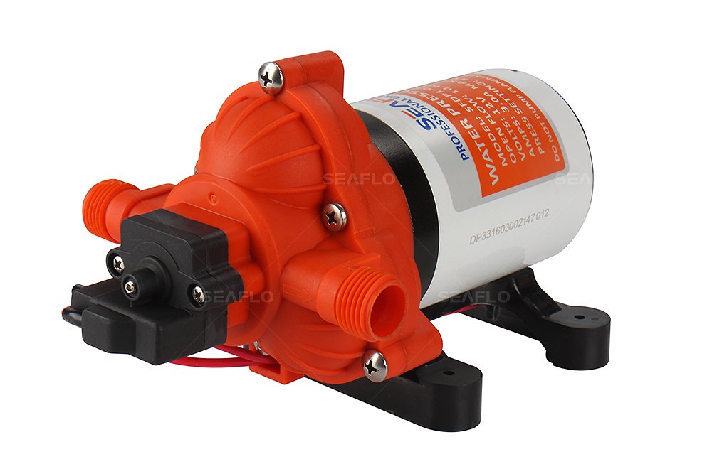 Seaflo 33 Serie DC Membranpumpe 12V/24V 3.0GPM 45PSI (24 Volt), 24 Volt