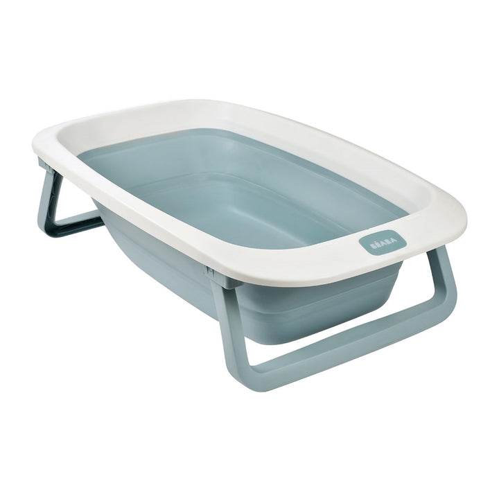 BÉABA, Faltbare Babybadewanne, Ultrakompakt, Rutschfeste Füsse, Trendiges Design, Abflussstopfen, Pr