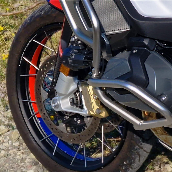 Resin Bike Aufkleber für Motorrad Kompatibel mit Bmw R 1250 GS Adventure Rallye 2022. Felgenschutz 1