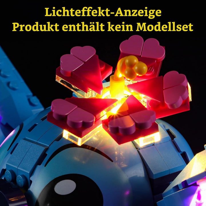 GEAMENT LED Licht-Set Kompatibel mit Lego Stitch - Beleuchtungsset für 43249 (Modell-Set Nicht entha