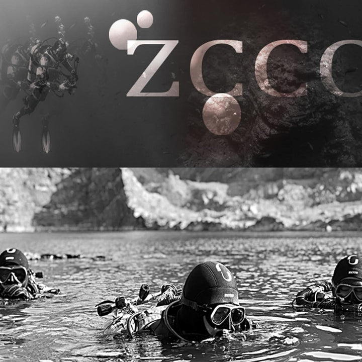 ZCCO Herren-Neoprenanzug, 3 mm Premium Neopren, volle Ärmellänge, Taucheranzug für Spearfishing, Sch