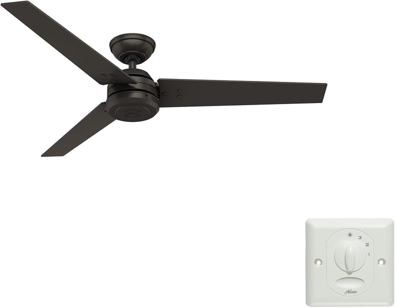 HUNTER FAN Deckenventilator Protos 132 cm für den Innen- und Aussenbereich, mit Wandsteuerung, 3 aus