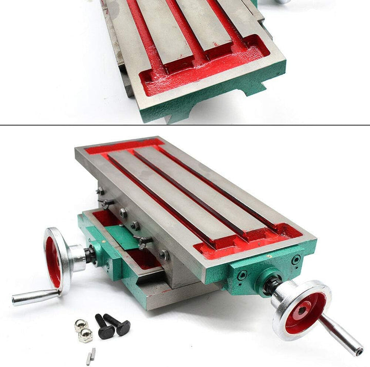 XY Kreuztisch Frästisch Bohrtisch Schraubstock Koordinatentisch 450 * 170mm für Bohrständer