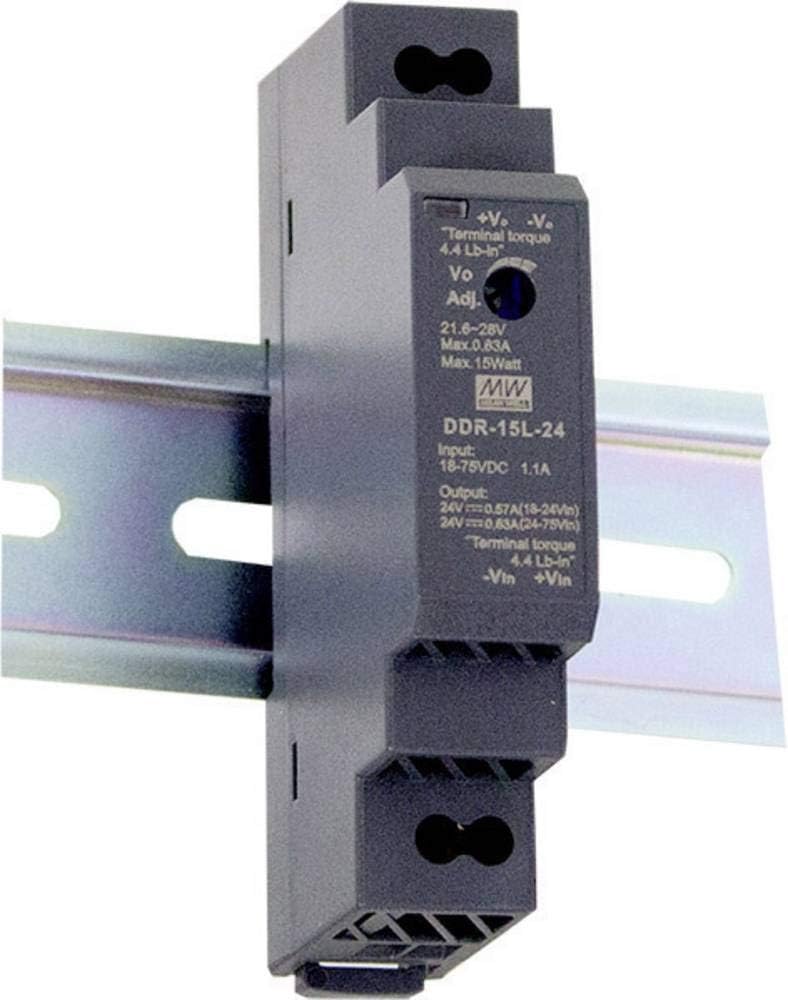 MEAN WELL Well DDR-15G-12 Hutschienen Wandler (DIN-Rail) 12 V/DC 1.25A 15W 1 x