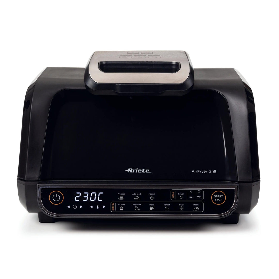 Ariete 4635 Air Fryer Grill, Luftfritteuse und Grill, Grillpfanne, 1700 W, Fassungsvermögen 8 l, Fri