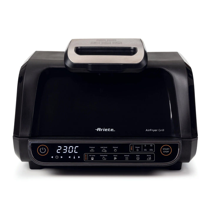 Ariete 4635 Air Fryer Grill, Luftfritteuse und Grill, Grillpfanne, 1700 W, Fassungsvermögen 8 l, Fri