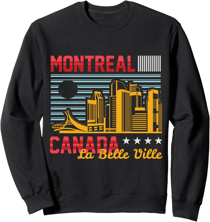 Montreal Quebec Kanada City Skyline Reisende Urban City Sweatshirt