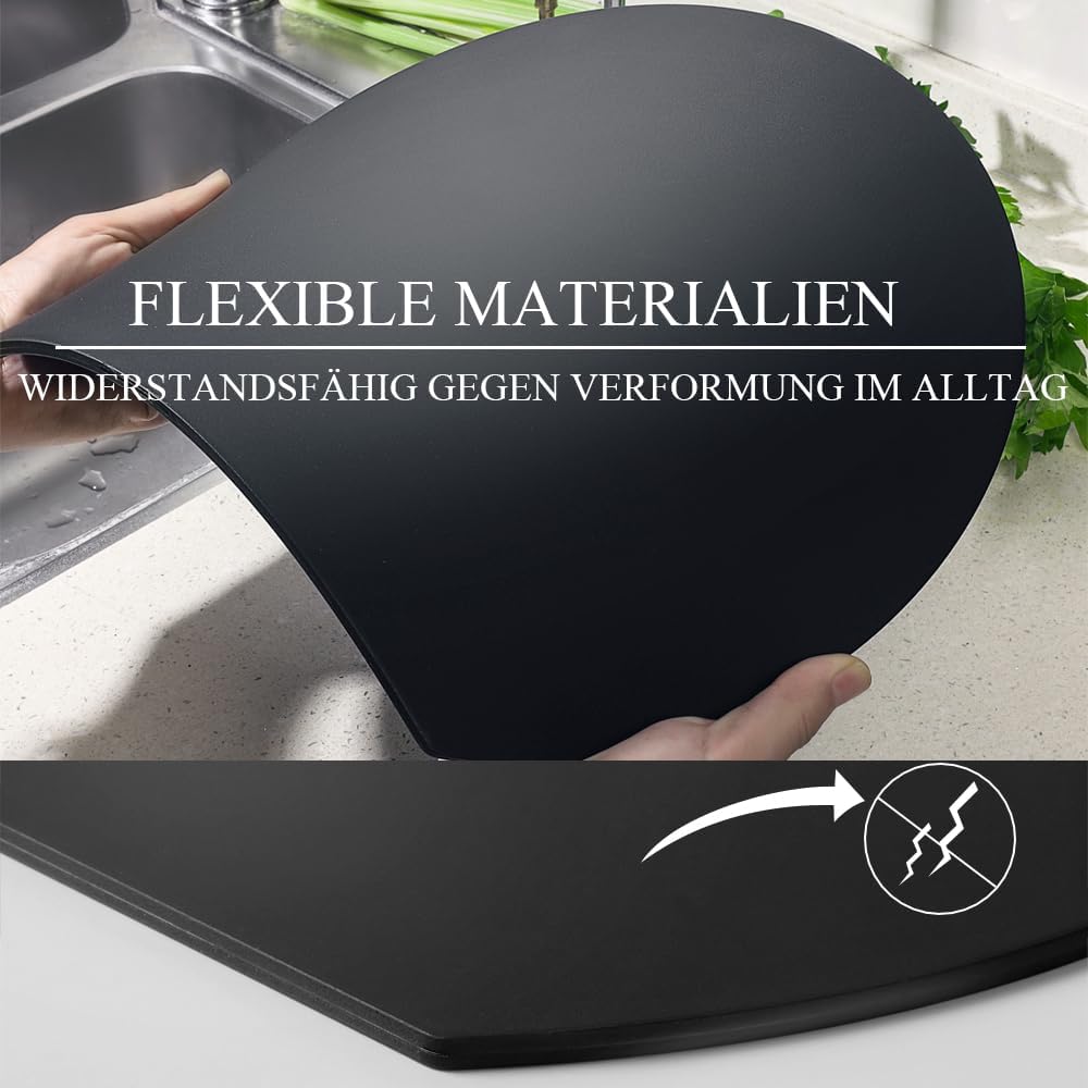 TPU Schneidebrett Extra Large rutschfest und leicht zu reinigen spülmaschinenfest BPA-frei fühlt sic
