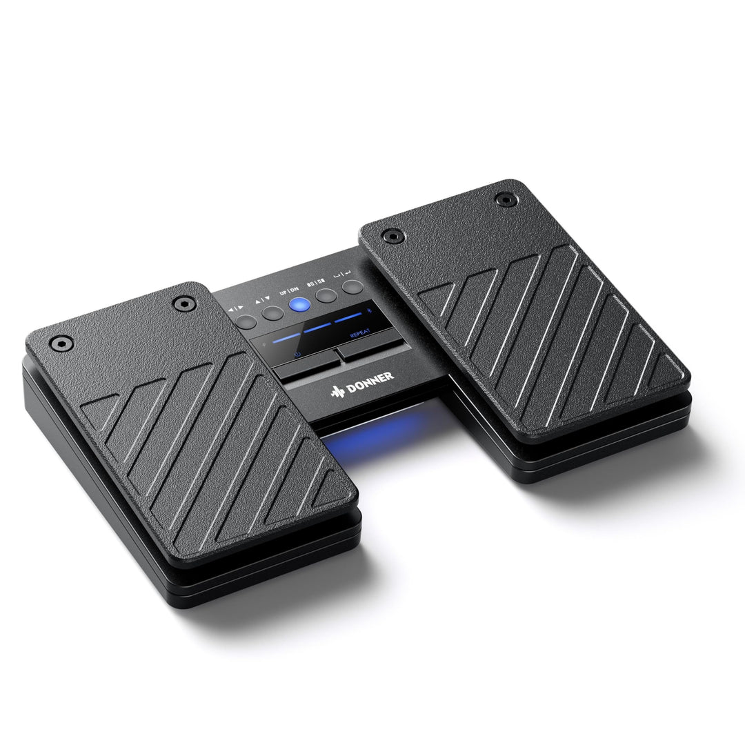 Donner Wireless Bluetooth Page Turner Pedal Bluetooth-Seitenumblätterer-Pedal für iPad-Tablets und S