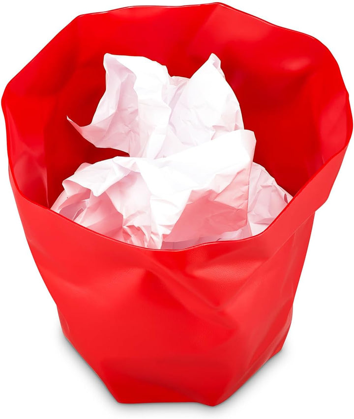 Essey Design Papierkorb Bin Bin, Design Mülleimer für Büro und Bad, 14 Liter, rot, rot