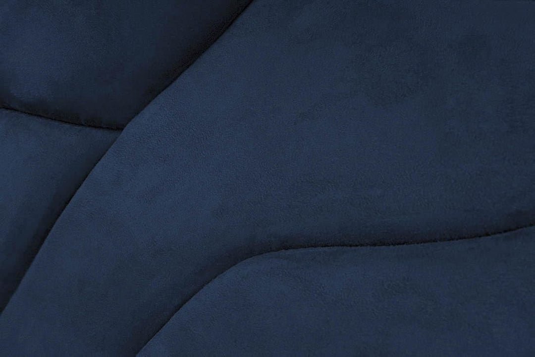 Equinate Reitpad Toledo aus Mikrofaser Navy - Bareback Pad mit pflegeleichter Neopren Unterseite - R