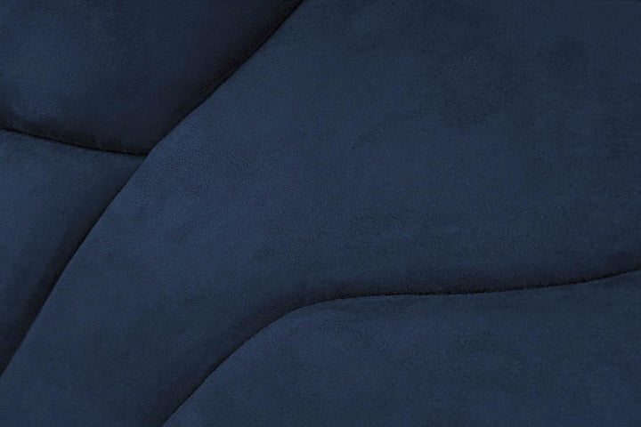 Equinate Reitpad Toledo aus Mikrofaser Navy - Bareback Pad mit pflegeleichter Neopren Unterseite - R