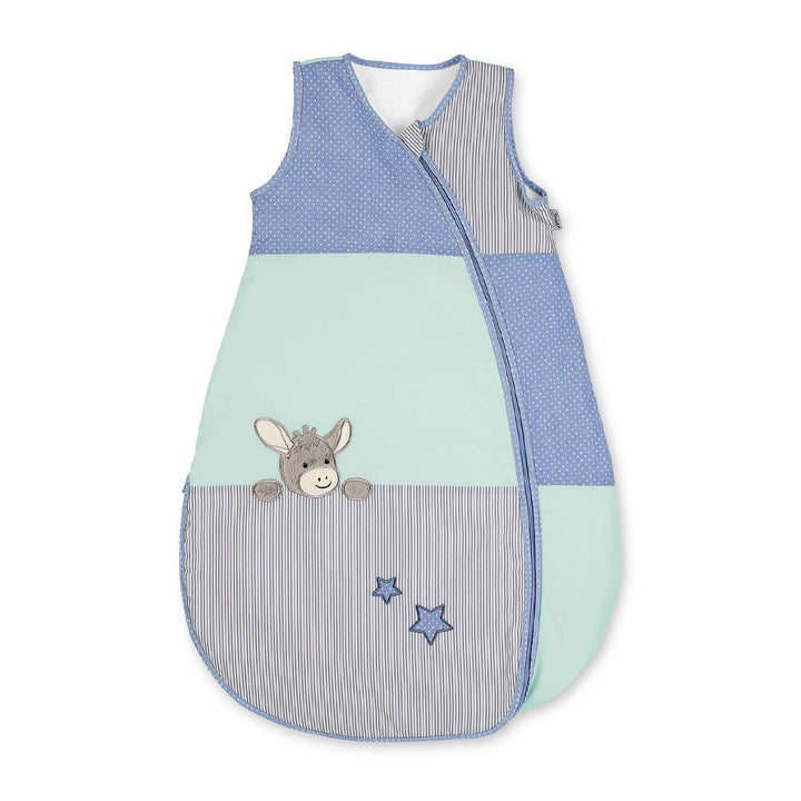 Sterntaler Sommer-Schlafsack für Kleinkinder, Esel Emmi, Reissverschluss, Grösse: 70 cm, Mehrfarbig