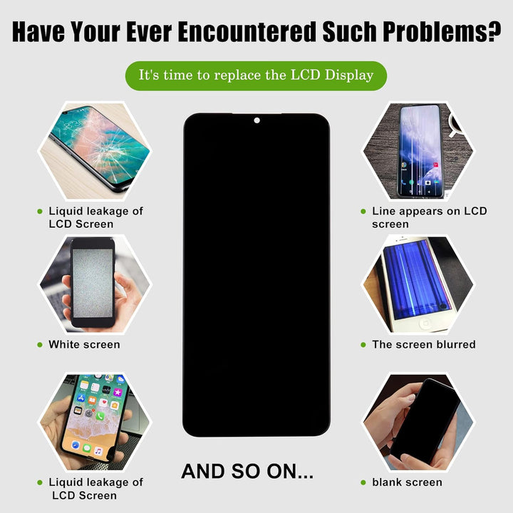 SwarKing LCD Display kompatibel mit Samsung Galaxy A13 SM-A135 & SM-A137 & M13 SM-M135 (not fits for