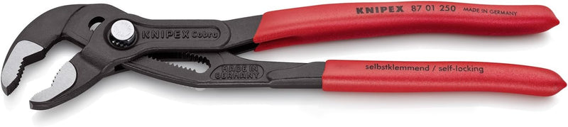 KNIPEX Zangenschlüssel Zange und Schraubenschlüssel in einem Werkzeug (250 mm) 86 03 250 SB (SB-Kart