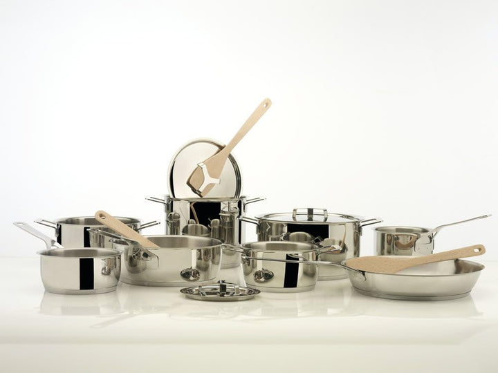 Alessi "POTS & PANS" Topf aus Edelstahl, Silber 24 cm, 24 cm
