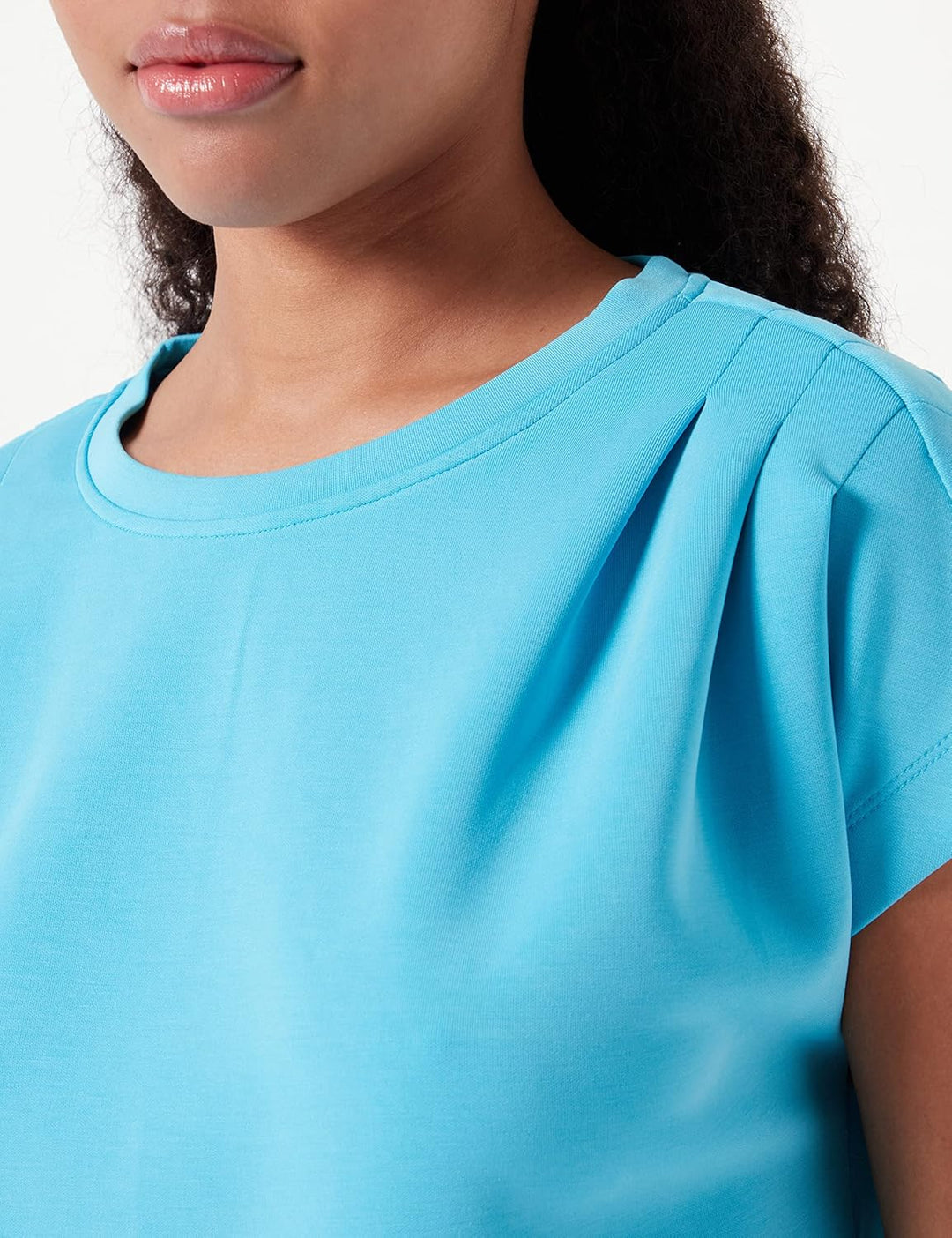 comma Damen Sweatshirt 34 Blau 6242, 34 Blau 6242