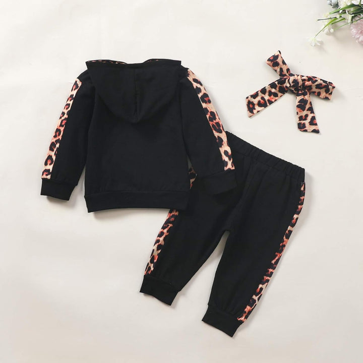 Geagodelia Babykleidung Set Baby Mädchen Kleidung Outfit Langarm Kapuzenpullover Top + Hose Neugebor