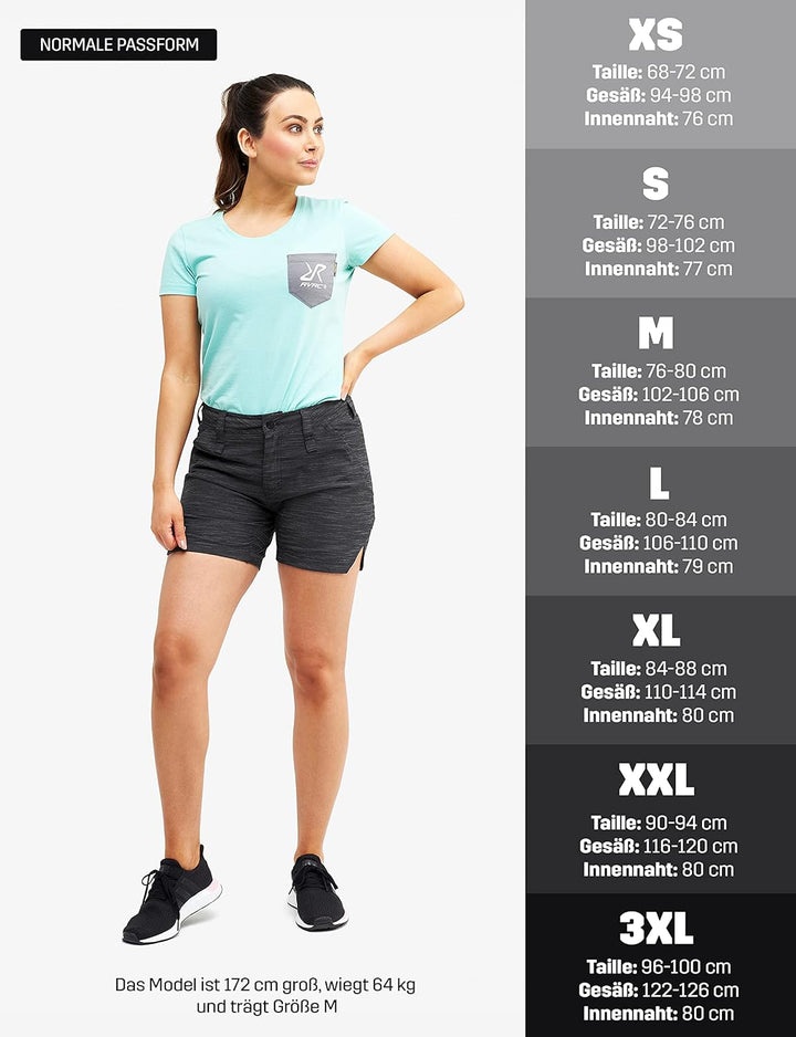 RevolutionRace Damen Hike &amp; Dive Shorts, Hybrid Wandershorts und Badeshorts für alle Outdoor-Aktivit