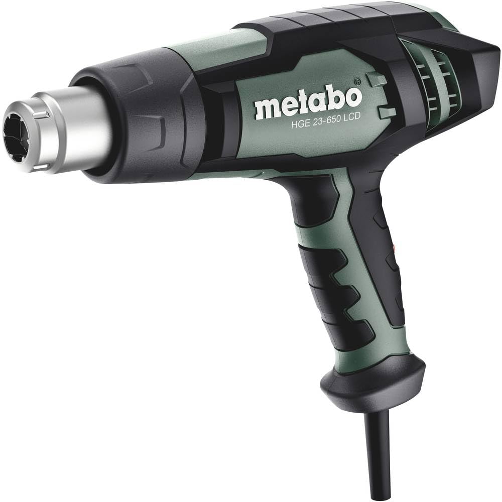 Metabo Heissluftgebläse HGE 23-650 LCD (603065000) Karton, Luftmenge: 150 / 500 l/min, Anzahl Luftme