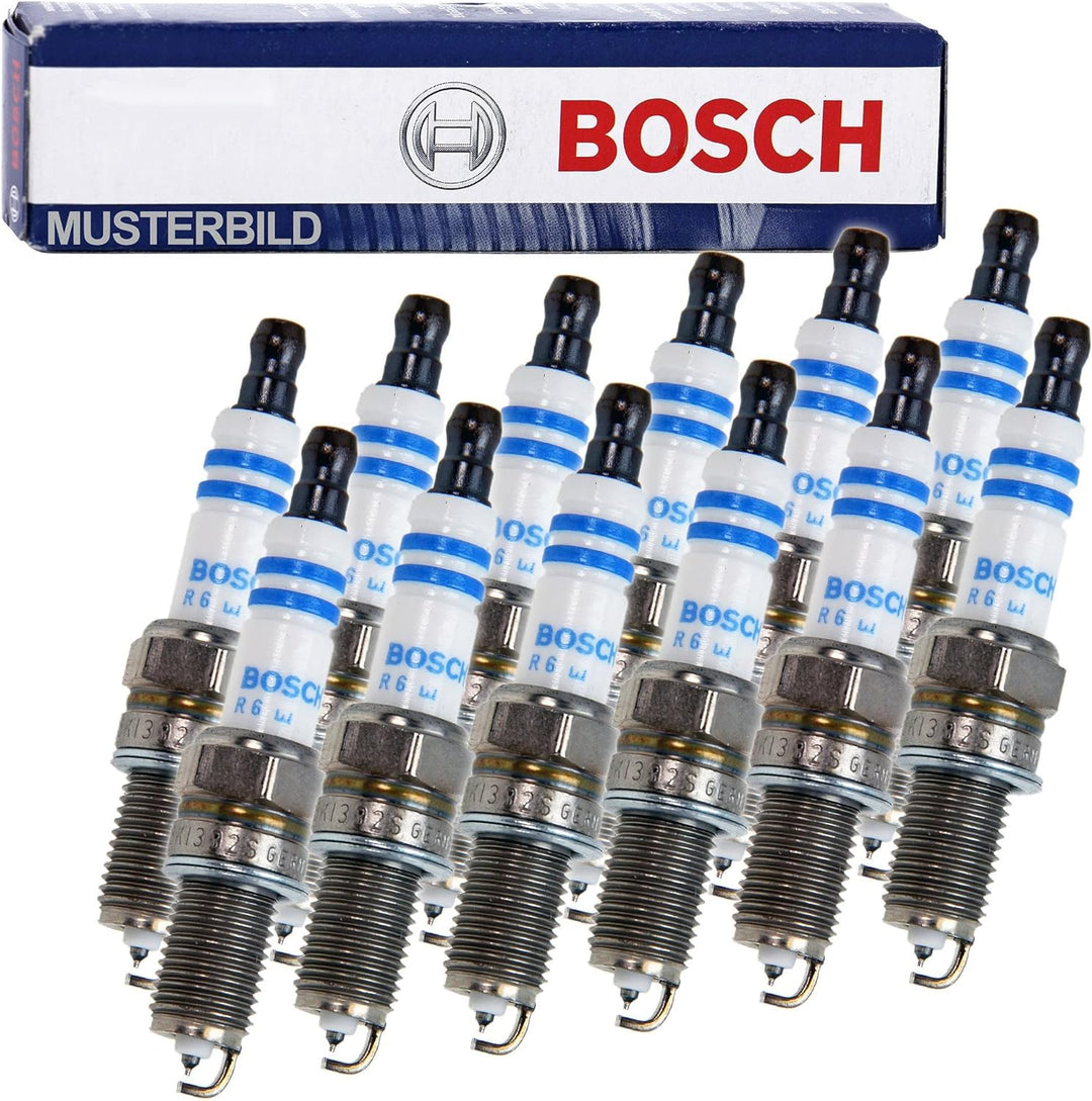 12x Zündkerze Original BOSCH Super plus FR8DPP33+