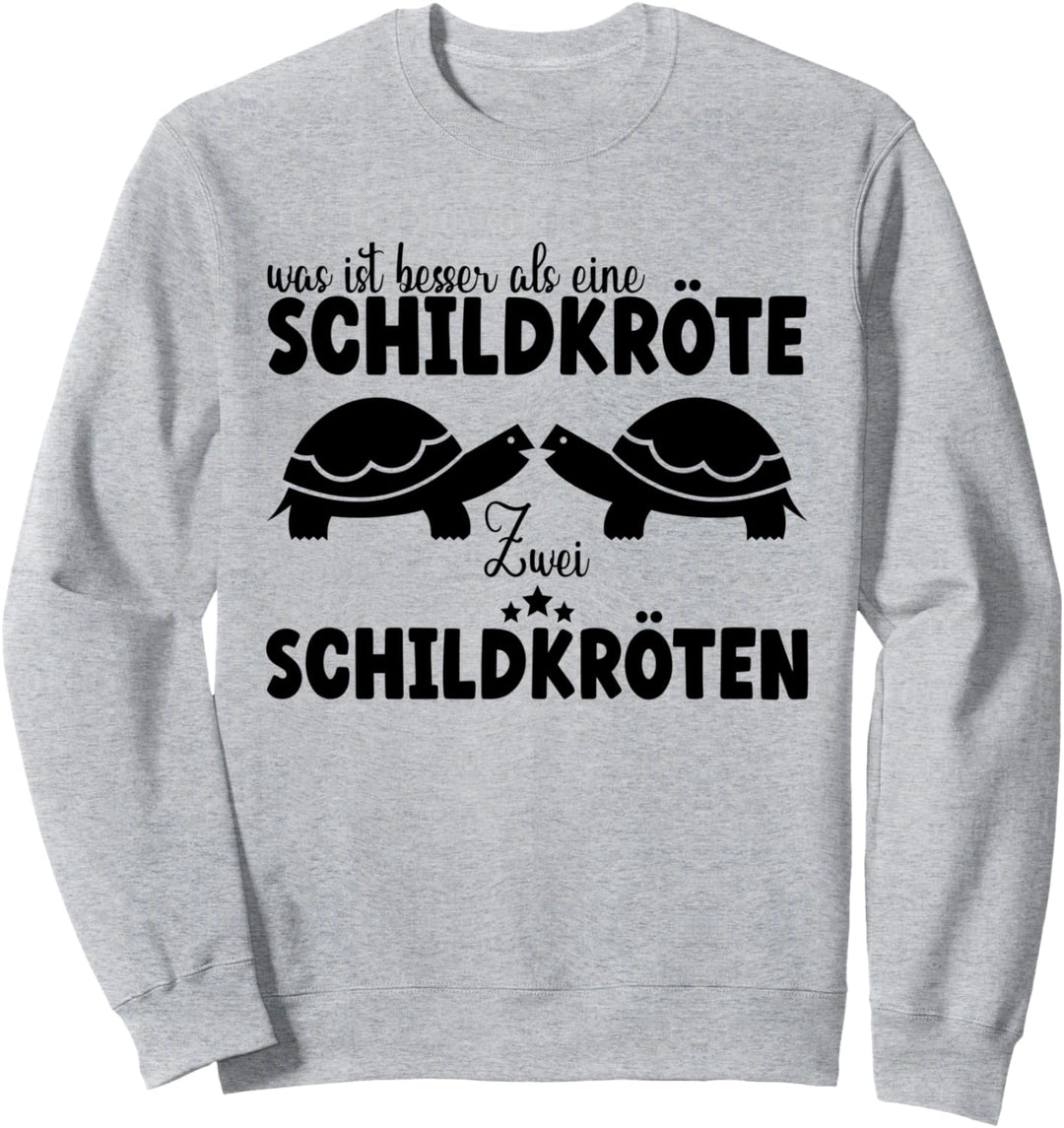 besser als 1 Schildkröte | Zwei Schildkröten Damen Mädchen Sweatshirt