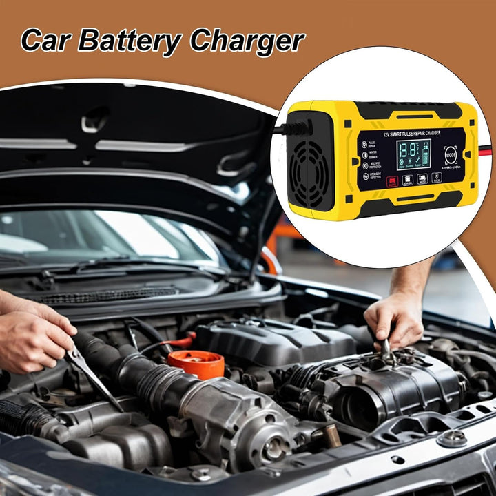 12-V-Batterieladegerät, 12-V-Batterieladegerät für Kraftfahrzeuge | Kfz-Ladegerät 6A 12V Batterielad