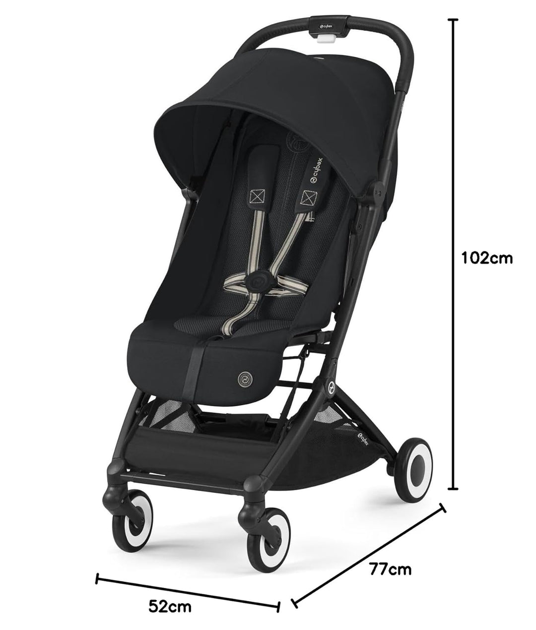 Orfeo BLK Magic Black Kinderwagen