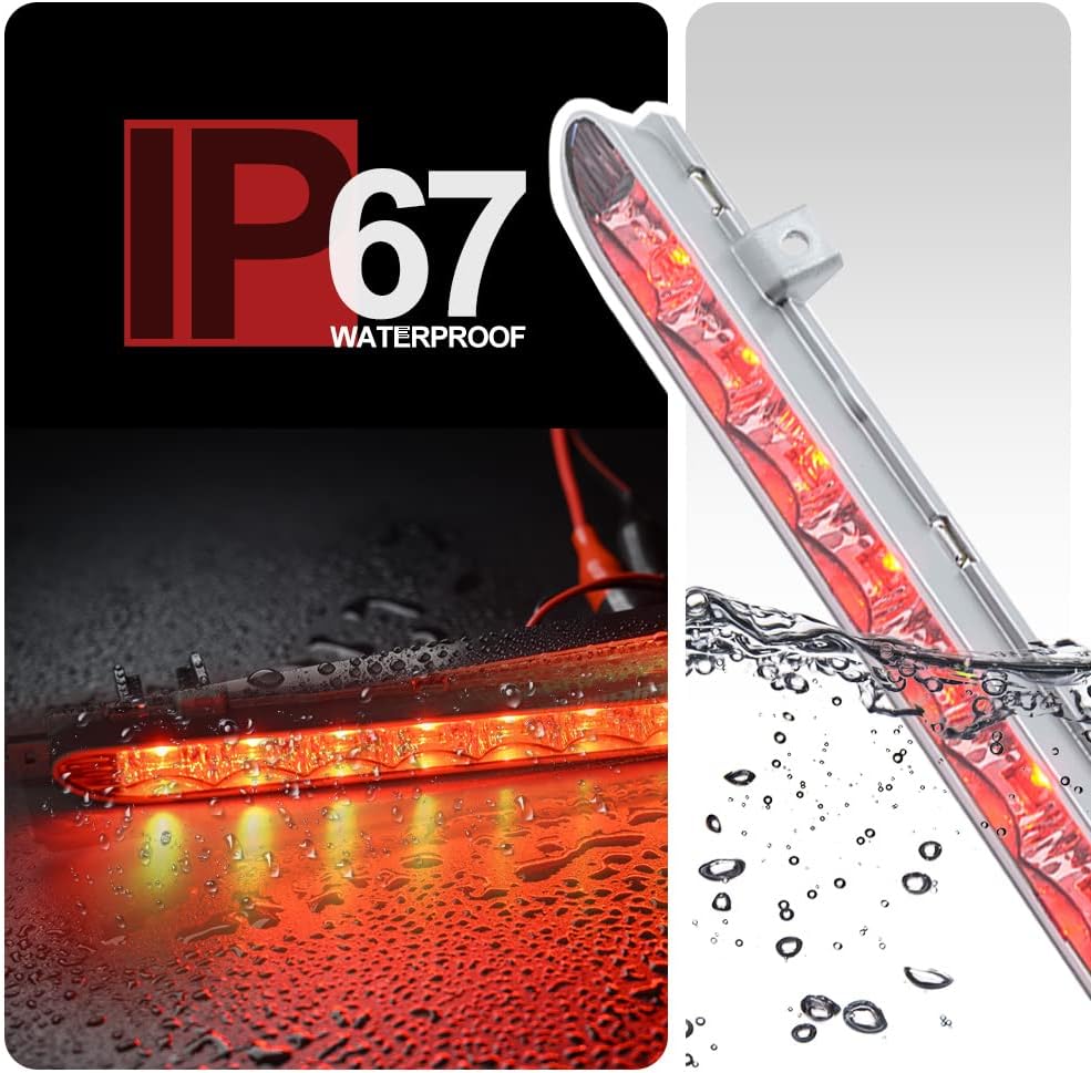 NSLUMO Chrome Linse Rote Drei Bremsleuchte Hochmontage Licht Für R56 Cooper CooperS R60 Landsmann 20