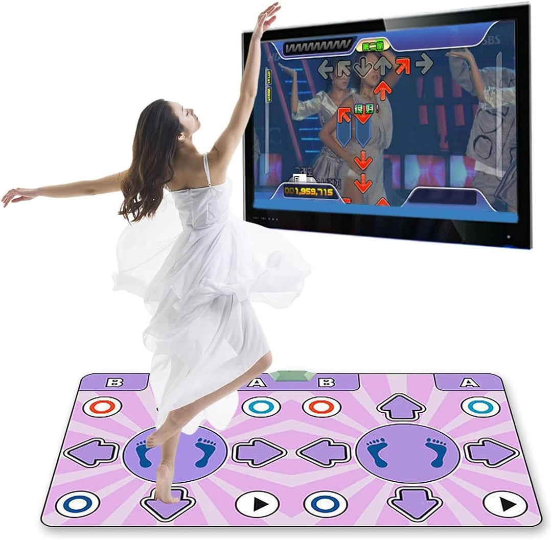 Tanzmatte für Kinder ab 8 Jahre Mädchen，Tanzmatte Erwachsene，Fun Kids Dancing Exercise Game, Plug an