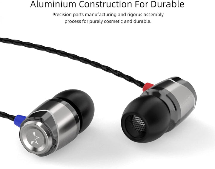 SoundMAGIC E10 Kabelgebundene Kopfhörer ohne Mikrofon, HiFi-Stereo-Ohrhörer, geräuschisolierende In-