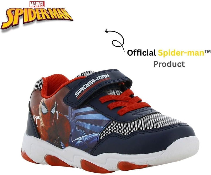 Leomil Paw Patrol Blinkschuhe Schuhe Jungen, Ideal for Schule und Freizeit 26 EU Blau Rot 795, 26 EU