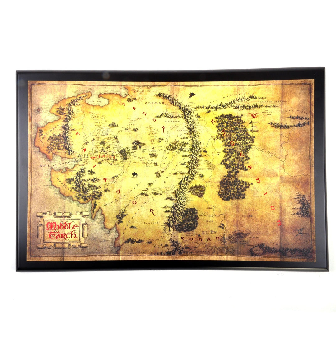 The Noble Collection Mittelerde Karte 40X30Cm