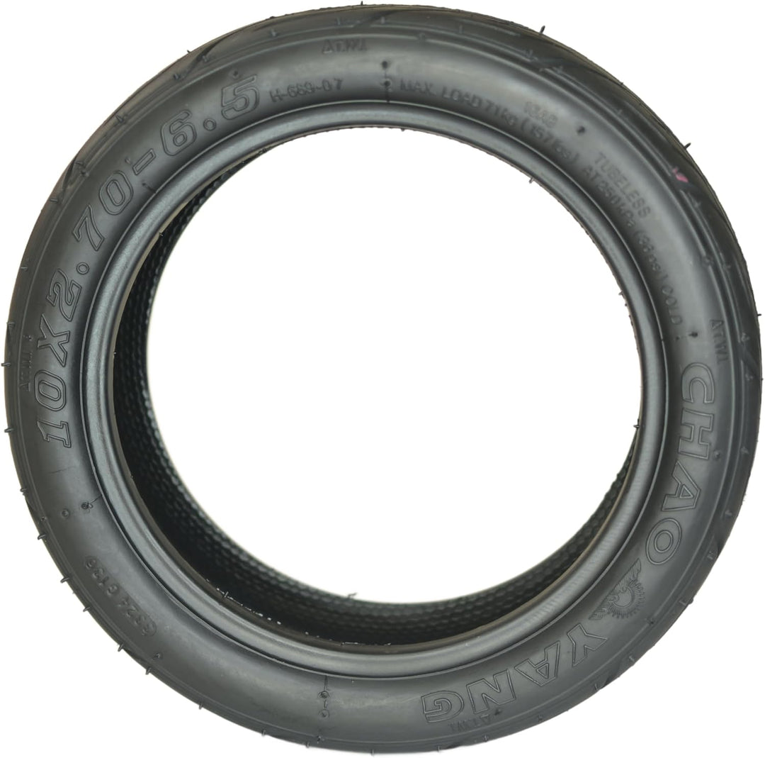 Tubeless-Reifen Chao Yang 10x2,70-6,5 Zoll für Elektro-Roller, Kompatibel mit SmartGyro, Kukirin, zw
