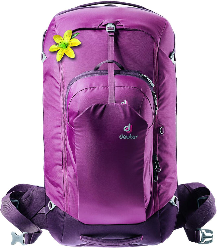 Deuter AViANT Access Pro 65 SL Damen Reiserucksack mit Daypack Schwarz, Schwarz