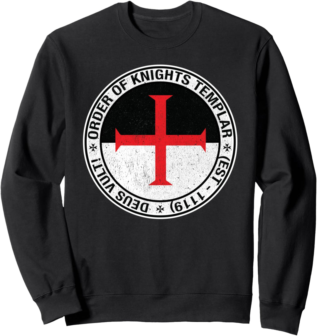Orden der Tempelritter Sigil Deus Vult Sweatshirt