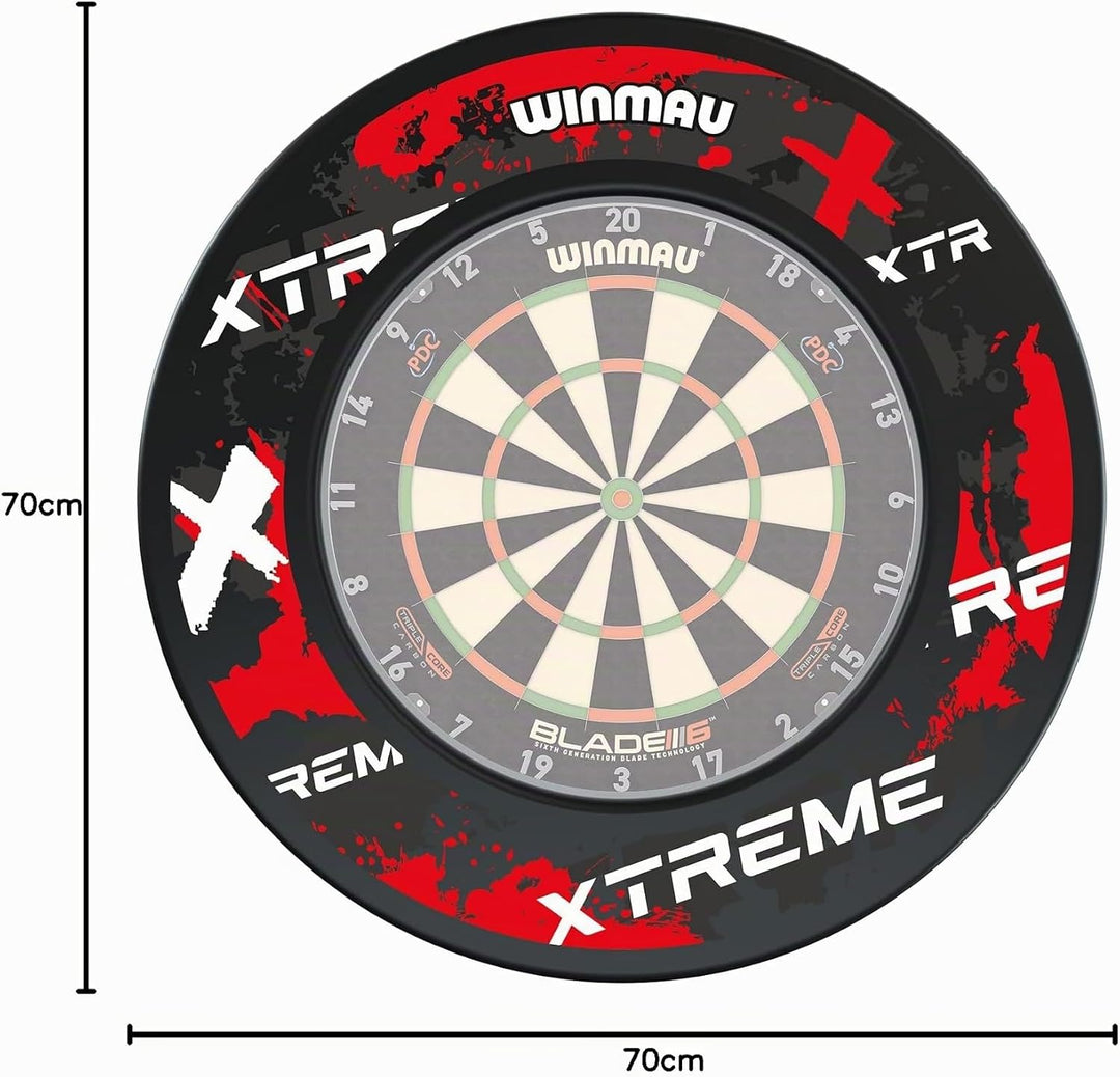 WINMAU Xtreme Design Rot Dartscheiben-Surround