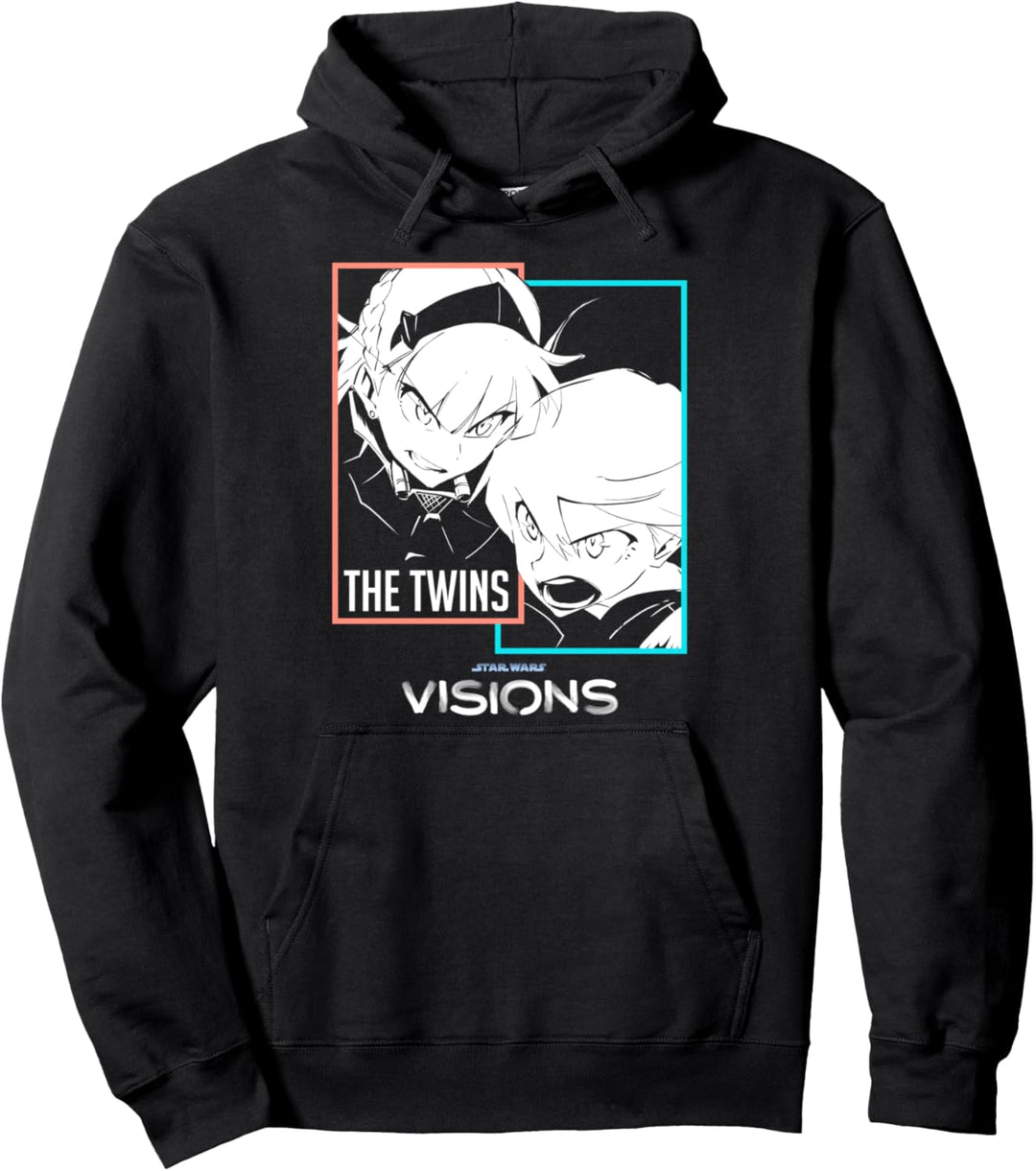 Star Wars Visions The Twins Box Up Pullover Hoodie